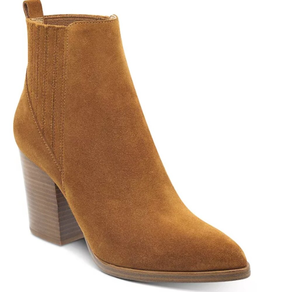 Marc Fisher LTD Alva Pointy Suede Toe Bootie Size 9.5